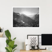 Weißpass Eisenbahn Zug Alaska 1910 Poster (Heimbüro)