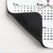 Weißpersische Kalender 2025 Mousepad (Ecke)
