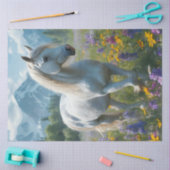 Weißpferd Seidenpapier (Basteln)