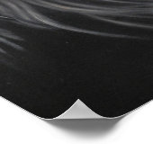 Weißpferdchen-Malplakat Poster (Ecke)