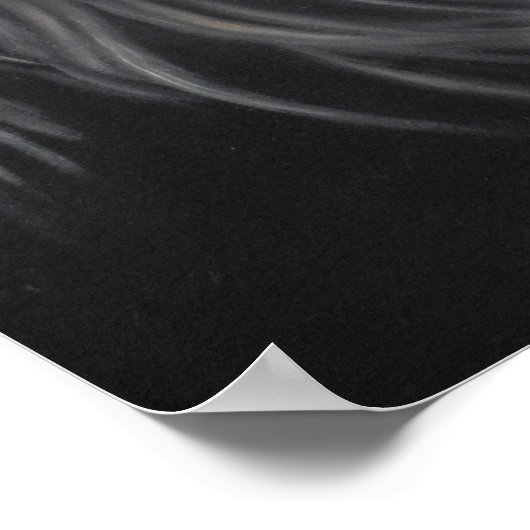 Weißpferdchen-Malplakat Poster (Ecke)