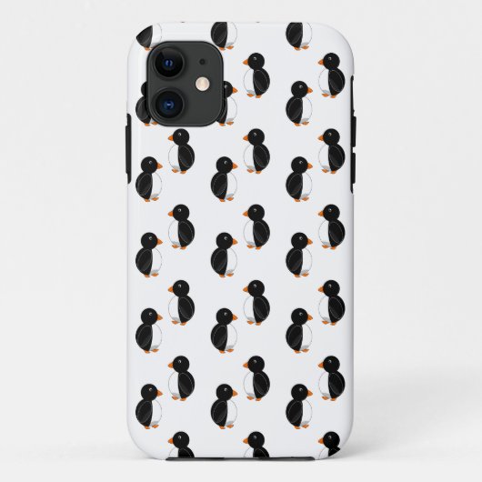 Weißpinguine Case-Mate iPhone Hülle (Rückseite)