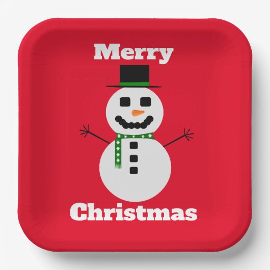 Weißplatte Pappteller (Vorderseite)