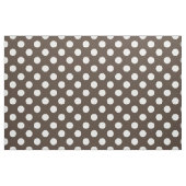 Weißpolka-Punkte auf braun Stoff (Fat Quarter (45,7 x 55,9 cm))