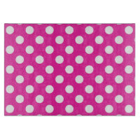 Weißpolka-Punkte auf Fuchsia