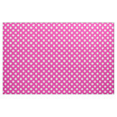 Weißpolka-Punkte auf Fuchsia Stoff (Yard (91,4 cm))