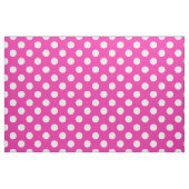 Weißpolka-Punkte auf Fuchsia Stoff (Fat Quarter (45,7 x 55,9 cm))