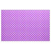 Weißpolka Punkte auf leuchtend lila Stoff (Yard (91,4 cm))