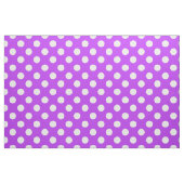 Weißpolka Punkte auf leuchtend lila Stoff (Fat Quarter (45,7 x 55,9 cm))