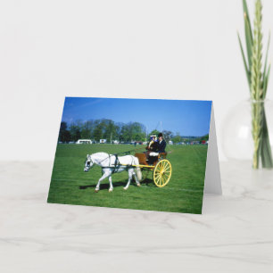 Weißpony und Falle Feiertagskarte