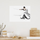 Weißraum Poster (Küche)