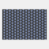 Weißreißer Nuthatch Malerei Original Vogelkunst Geschenkpapier Set (Vorderseite 3)