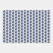 Weißreißer Nuthatch Malerei Original Vogelkunst Geschenkpapier Set (Vorderseite 2)