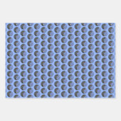 Weißreißer Nuthatch Malerei Original Vogelkunst Geschenkpapier Set (Vorderseite)