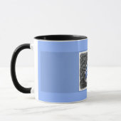 Weißreißer Nuthatch Malerei Original Vogelkunst Tasse (Links)