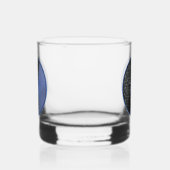 Weißreißer Nuthatch Malerei Original Vogelkunst Whiskyglas (Links)