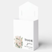 Weißrosa Erdnüsse blühende rustikale Gastgeschenke Geschenkschachtel (Geöffnet)