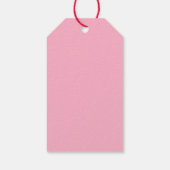 Weißrosa Gespräch Freund Herz Valentine Geschenkanhänger (Rückseite)