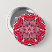 ~ Weißrosa grünes BLING ~ Schaltfläche Button (Vorne & Hinten)