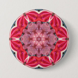 ~ Weißrosa grünes BLING ~ Schaltfläche Button