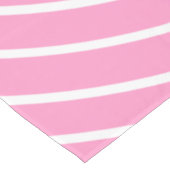 Weißrosa Stricktablette Herz - Farbe auswählen Tischdecke (Schrägansicht)