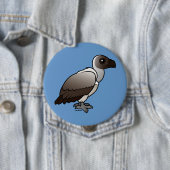 Weißrückiger Geier Button (Beispiel)