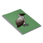 Weißrückiger Geier Notizblock (Rechte Seite)