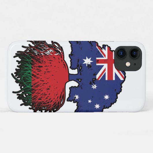 Weißrussisch-australische Bäume Case-Mate iPhone Hülle (Rückseite (Horizontal))