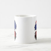 Weißrussisch-australische Bäume Kaffeetasse (Mittel)