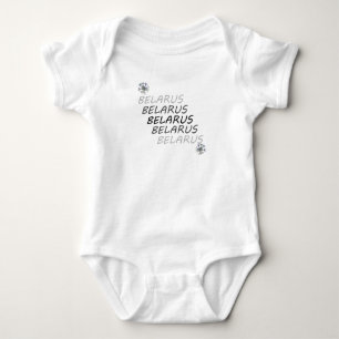 Weißrussische Nationale Kornblume Baby Strampler