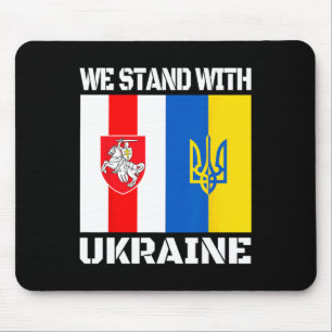 Weißrussische Unterstützung für die Ukraine Wir st Mousepad