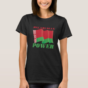Weißrussischer Power Minsk Land Belarus Patriotisc T-Shirt