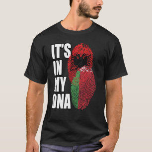 Weißrussisches und albanisches DNA-Flag T-Shirt