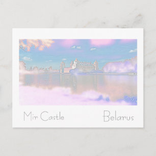 Weißrussland Беларусь Architektur des Schlosses Mi Postkarte