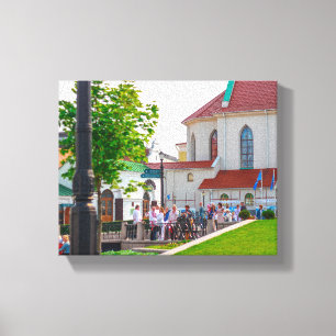 Weißrussland Беларусь Minsk Architektur Stadtansic Leinwanddruck