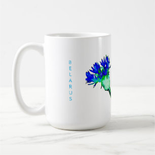 Weißrussland Б е л а р с у ь Blume Coffee Tasse Cu