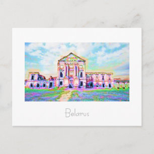 Weißrussland Б е л а р с у Ruzhany Palace Castle P Postkarte