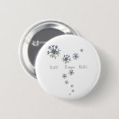 Weißrussland Б е л а р ус nationalen Blume-Button- Button (Vorne & Hinten)