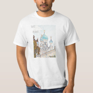 Weißrussland Б е л а у с р ь Brest Architecture T  T-Shirt