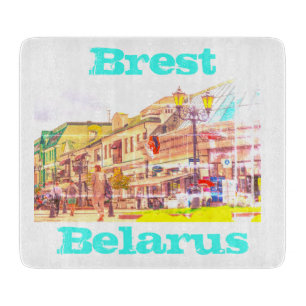Weißrussland Б л а е р с у ь Б рэJang Schneidebrett