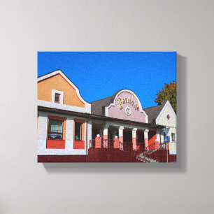 Weißrussland Б л а е с р у ь Mir М Architekturbüro Leinwanddruck