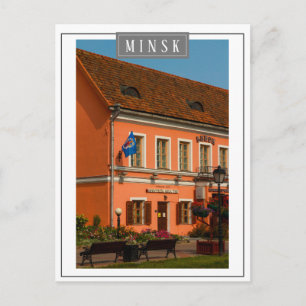 Weißrussland Б л а е с р у Minsk ь Postkarte