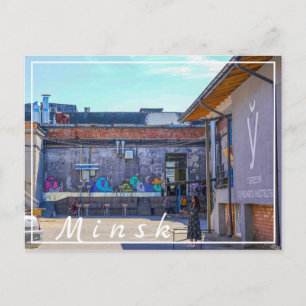Weißrussland Б л а е с р у Minsk ь Postkarte
