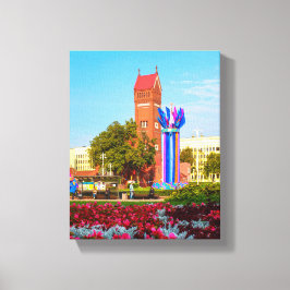 Weißrussland Б л а е с р у Minsk Jang Leinwanddruck