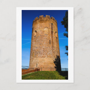 Weißrussland Б л а е с р у Tower von Kamyenets Bel Postkarte