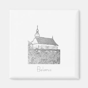 Weißrussland Б л а е с р altkirchlichen Architektu Magnet