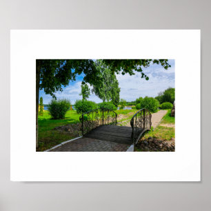 Weißrussland Б л а е с р Lepel Landschaftsgestalt  Poster