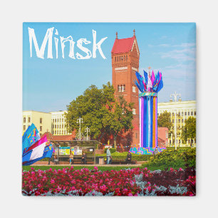 Weißrussland Б л а е с р Minsk Architektur Leben S Magnet