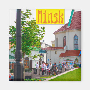 Weißrussland Б л а е с р Minsk Architektur Leben S Magnet