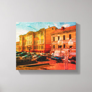 Weißrussland Б л а е с р Minsk Architektur Stadtbi Leinwanddruck